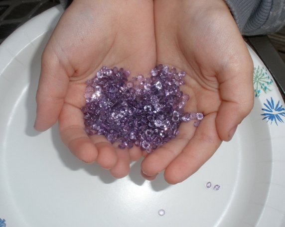 Over 10 Carats of Loose 4mm Amethyst Round Gem Mix
