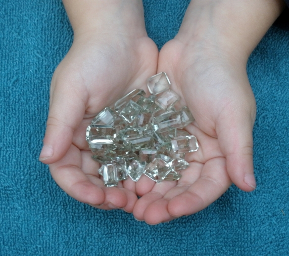 Over 50 Carats of Loose Natural Green Amethyst Gem Mix