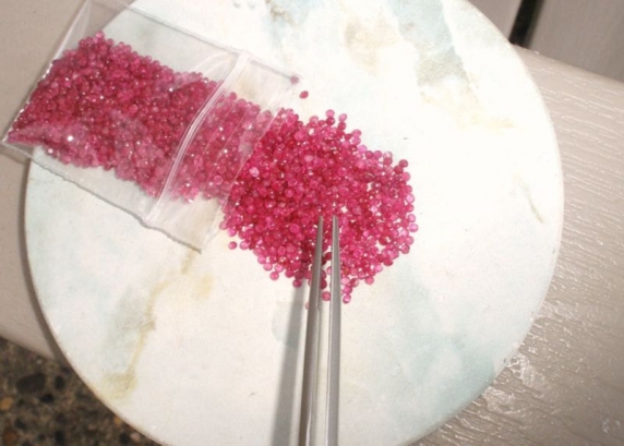 Over 1/2 Carat Loose  Natural Ruby Round Gems