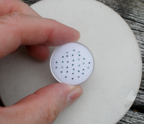 30 blue diamond loose rounds 1.1mm each
