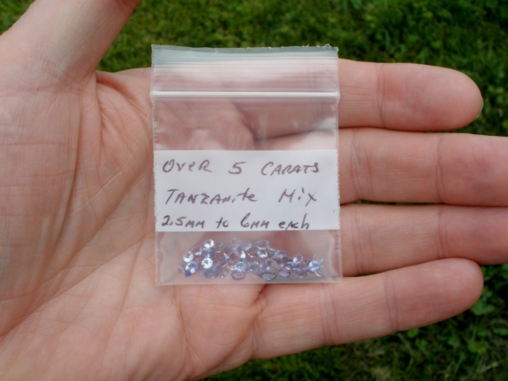 Tanzanite gem mix loose parcel over 5 carats
