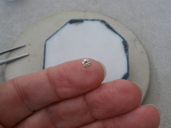 4mm Champagne Natural Diamond Loose Faceted Round SI Quality