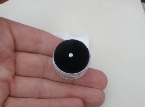 3mm White Natural Diamond Loose Faceted Round SI-1 Clarity
