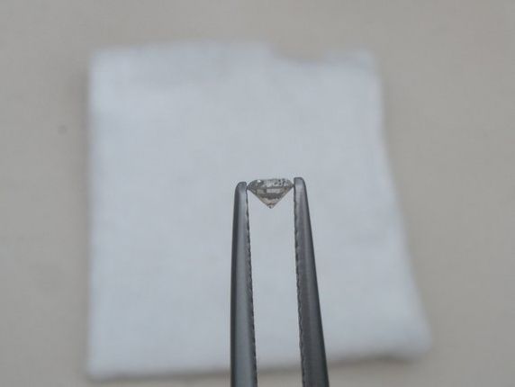 3mm White Natural Diamond Loose Faceted Round SI-1 Clarity