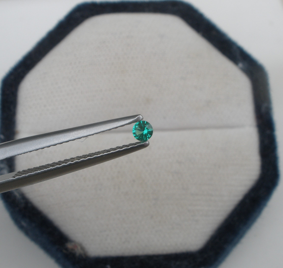 Colombian Emerald round loose faceted natural gem 3mm Top Quality