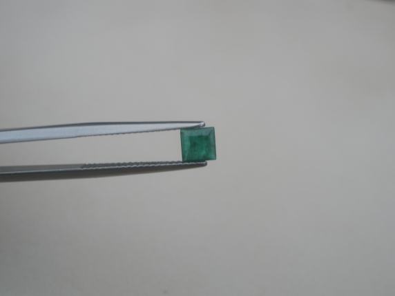 Colombian emerald square cut loose natural gemstone 5mm