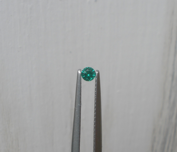 Colombian Emerald round loose faceted natural gem 3mm Top Quality