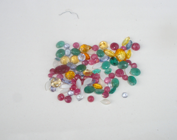 Over 15 Carats Of Small Natural Precious Gem Mix