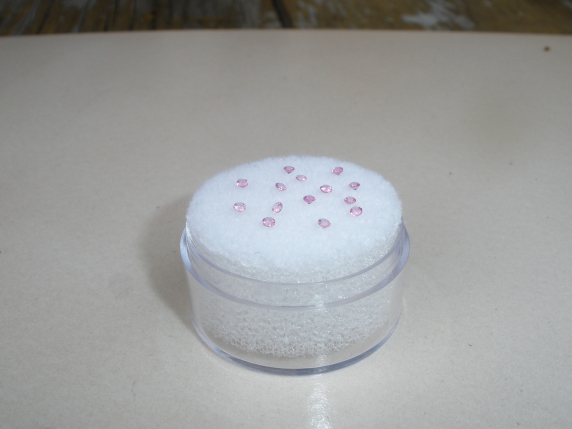 14 Pink Sapphire Round Natural Gems 1.5mm Each Top Quality
