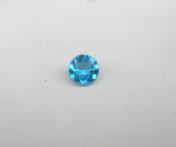 5mm Blue Topaz Round Loose Faceted Natural Gem