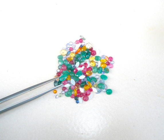 Over 10 Carats Of Small Size Natural Precious Gem Mix