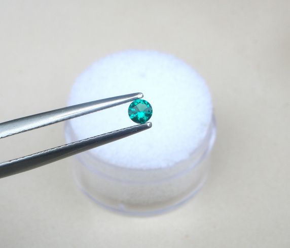 3mm Emerald round loose faceted gem