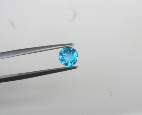 5mm Blue Topaz Round Loose Faceted Natural Gem