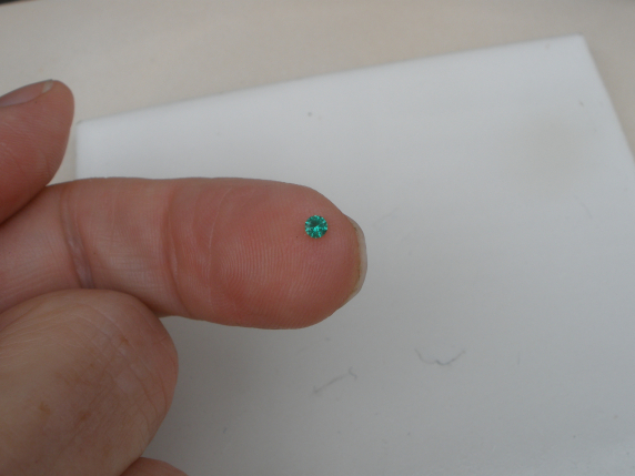 Colombian Emerald round loose faceted natural gem 3mm Top Quality