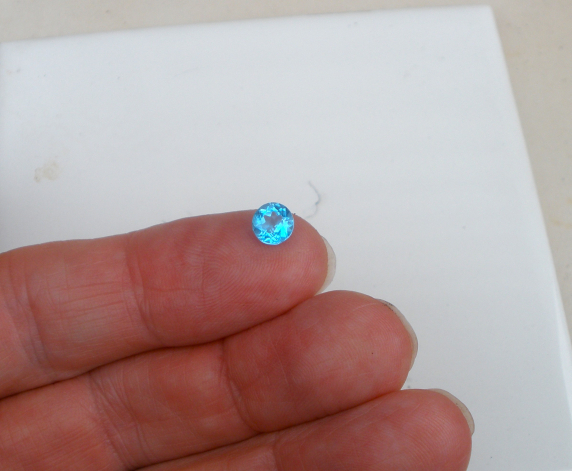 5mm Blue Topaz Round Loose Faceted Natural Gem