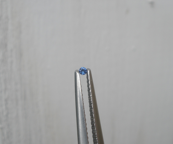 1.5mm Blue sapphire round loose faceted natural gem Top Quality