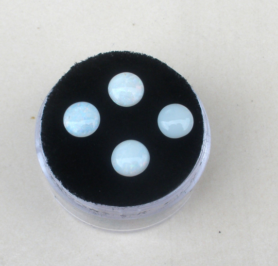 4 Opal Round Natural Gems 6mm Each