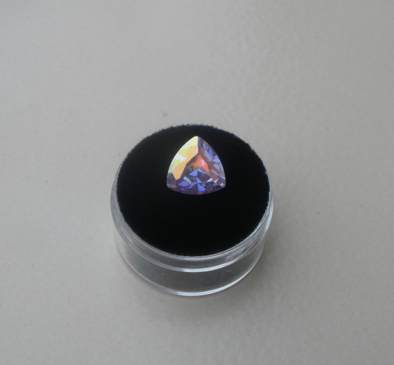 Mercury Mystic Topaz Trillion Loose Faceted Natural Gem 10mm