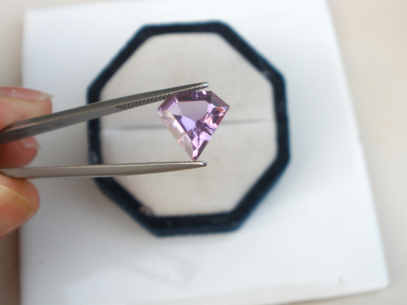 Amethsyt Diamond Shape Loose Faceted Natural Gem 11mm