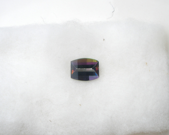 Rainbow Mystic Topaz Barrel Loose Faceted Natural Gem 10 x 8mm