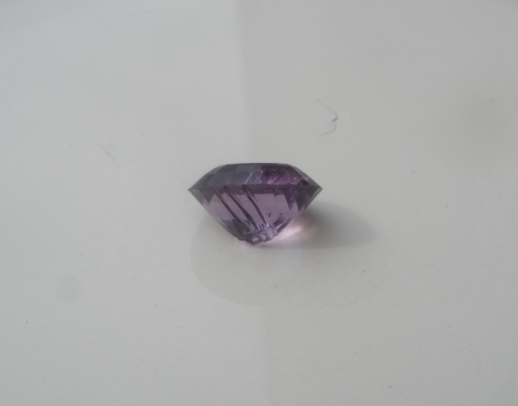Amethyst Oval Fancy Laser Natural Gem 14x12mm