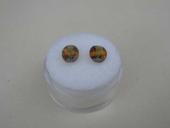 8x6mm Golden Yellow Mystic Quartz Oval Gem Pair 8x6mm Golden Yellow Mystic Quartz Oval Gem Pair