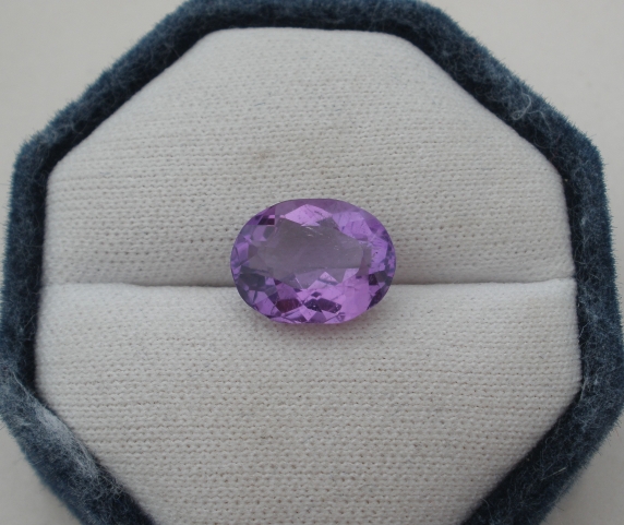 Amethyst Oval Natural Gem 14 x 11mm