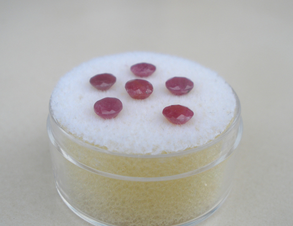 6 Discount Round Ruby Natural Gems 4mm Each