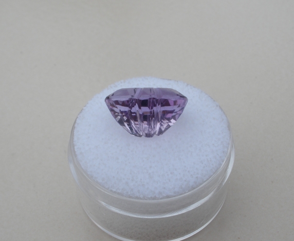 Amethyst Oval Laser Cut Gem 14 x 10mm