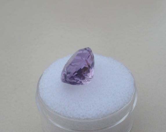 Amethyst Oval Laser Cut Gem 14 x 10mm