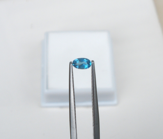Swiss Blue Topaz Oval Gem 5x3mm