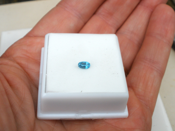 Swiss Blue Topaz Oval Gem 5x3mm