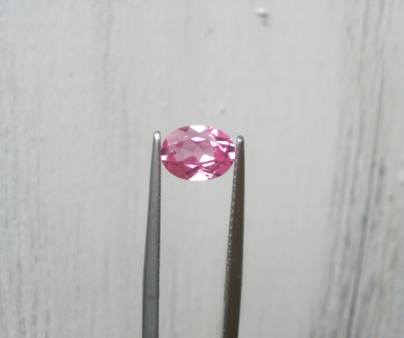 8x6mm Pink Topaz Oval Loose Faceted Natural Gem AAA Rated