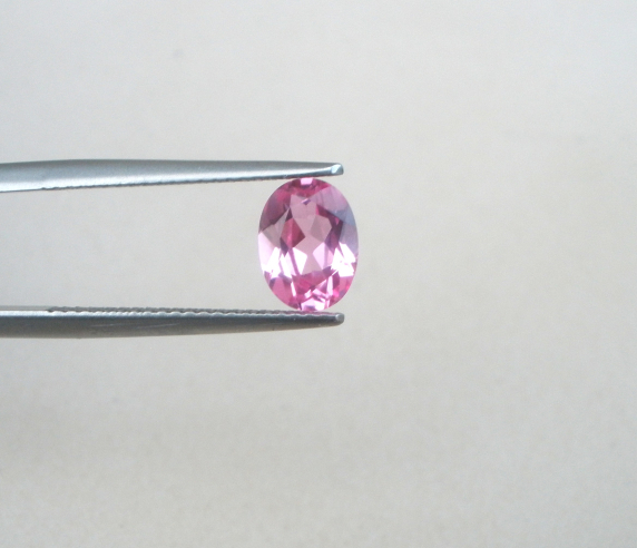 8x6mm Pink Topaz Oval Loose Faceted Natural Gem AAA Rated