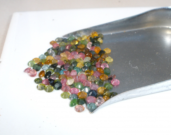 Over 15 Carats Discount Tourmaline Round Gem Mix 3mm each