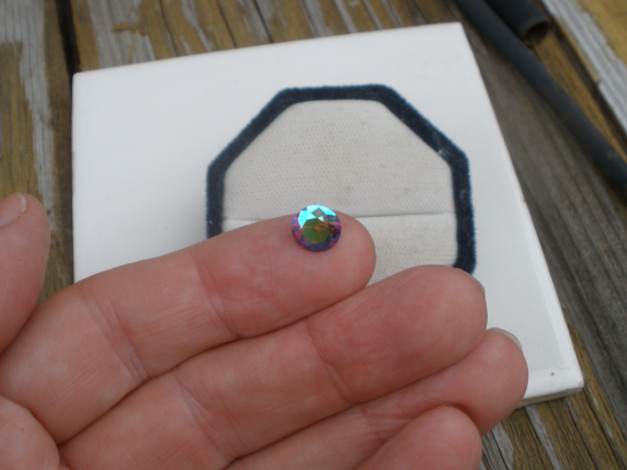 Crimson Red Mystic Topaz Round Faceted Gem 8mm