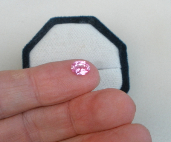 8x6mm Pink Topaz Oval Loose Faceted Natural Gem AAA Rated