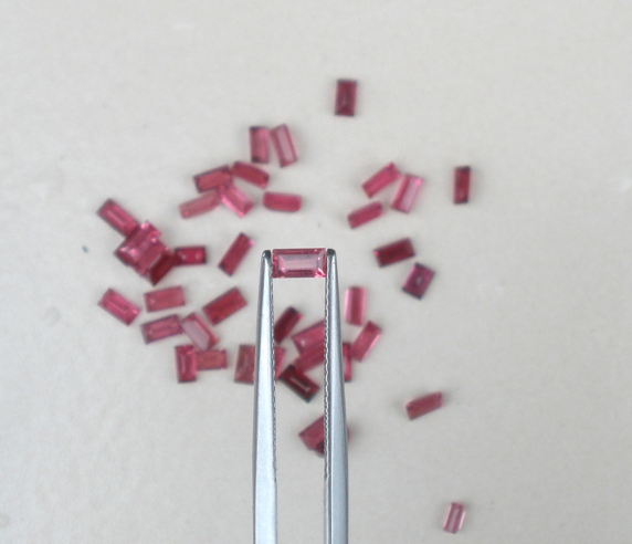 4x2mm Pink Tourmaline Baguette Natural Gem 4x2mm Pink Tourmaline Baguette Natural Gem