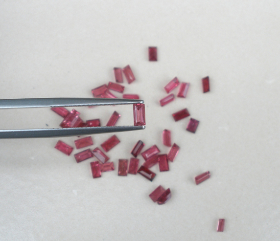 4x2mm Pink Tourmaline Baguette Natural Gem 4x2mm Pink Tourmaline Baguette Natural Gem