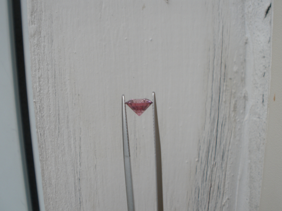 Pink topaz brilliant round loose faceted gem 8mm
