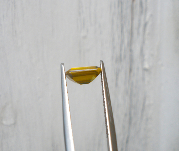 Golden Yellow Mystic Quartz Emerald Gem 8 x 6mm Golden Yellow Mystic Quartz Emerald Gem 8 x 6mm