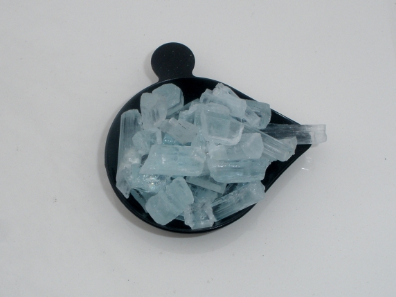 Aquamarine crystal rough gem mix parcel over 50 carats