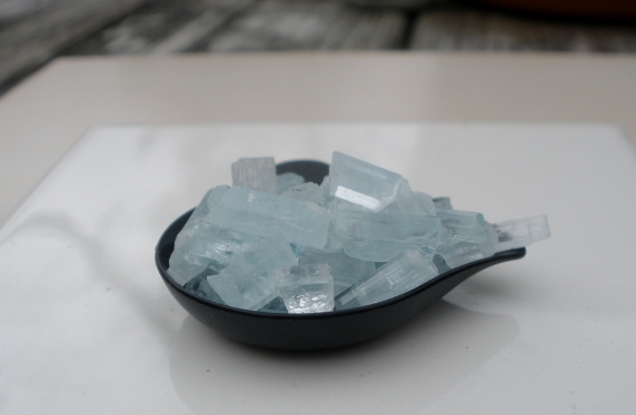 Aquamarine crystal rough gem mix parcel over 50 carats