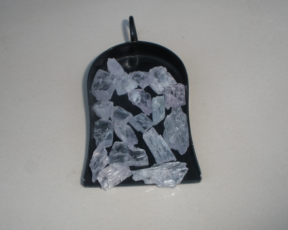Kunzite crystal rough gem mix parcel over 50 carats