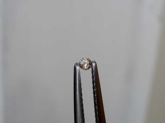 2mm champagne diamond loose rounds