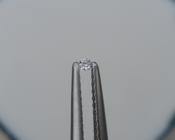 White diamond loose round 1.5mm