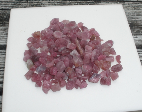 Pink Tourmaline Crystal Rough Natural Gem Parcel Lot over 100 Carats