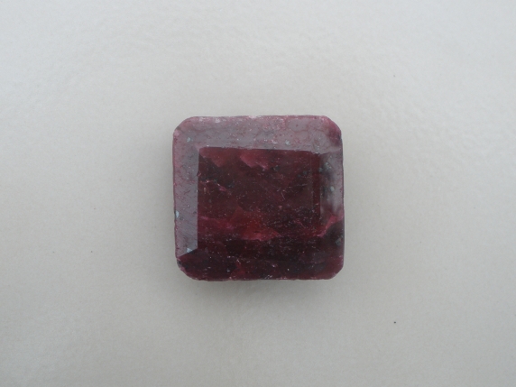 Ruby Emerald Flower Carved Gem 264 carats