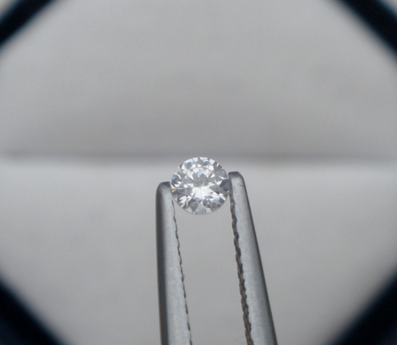 3mm white natural diamond loose faceted round 0.10 carats