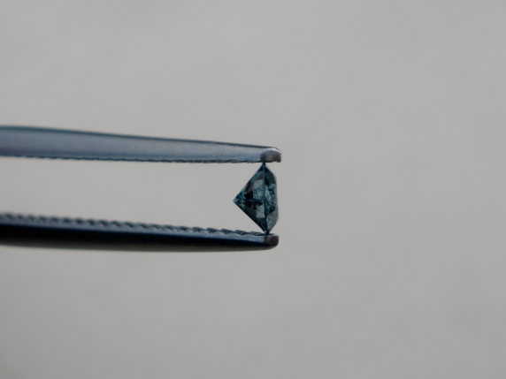 3.6mm Blue diamond loose round 0.22 carats